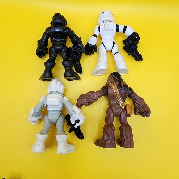 Fisher Price Imaginext Lot Star Wars Stormtrooper Chewbacca 3" - Picture 5 of 9
